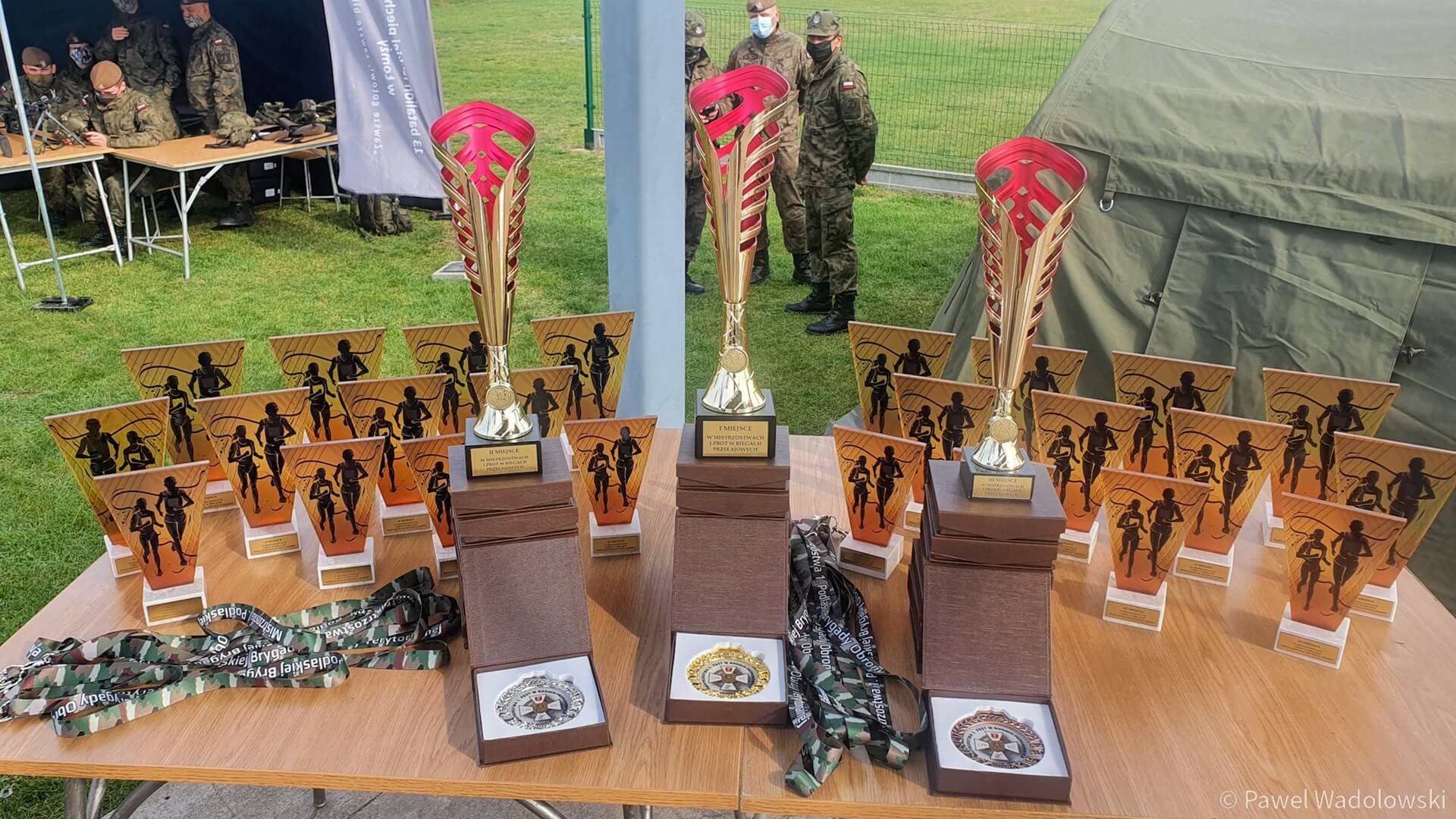 Ponad 40 żołnierzy z podlaskich Wojsk Obrony Terytorialnej wystartowało w zawodach biegowych koło Łomży