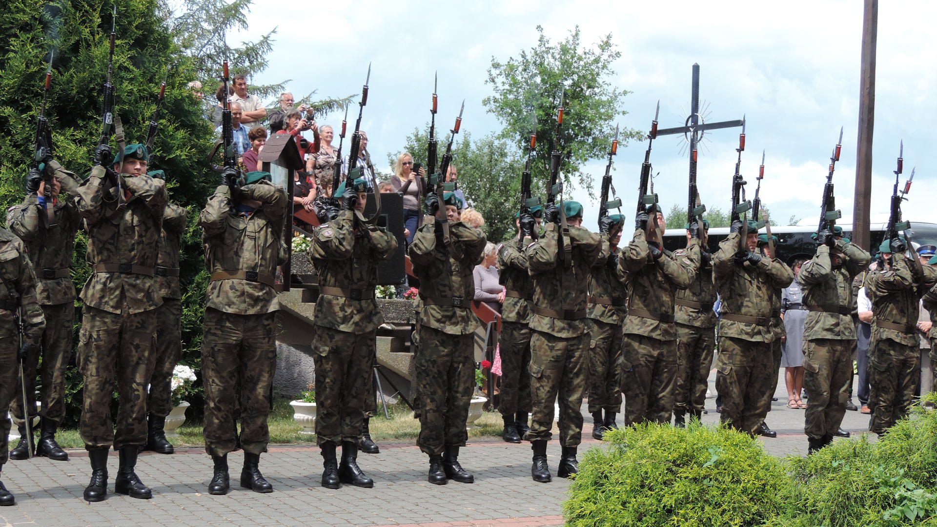 Uroczystości upamiętniające kpt. Władysława Łukasiuka pseud. Młot w Czajach-Wólce i w Ciechanowcu