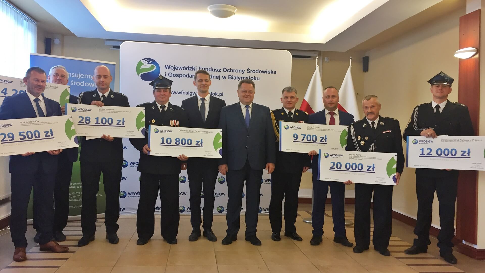 130 tysięcy złotych dostanie 8 jednostek strażaków ochotników w Podlaskiem