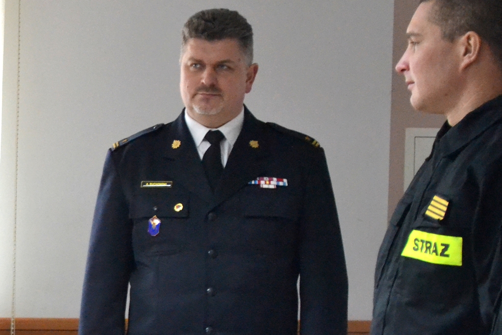 Arkadiusz Buchowski nowym komendantem Państwowej Straży Pożarnej w Suwałkach