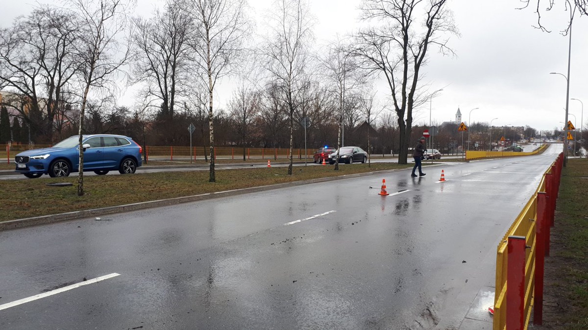 Policjanci zatrzymali kierowcę podejrzewanego o potrącenie pieszego