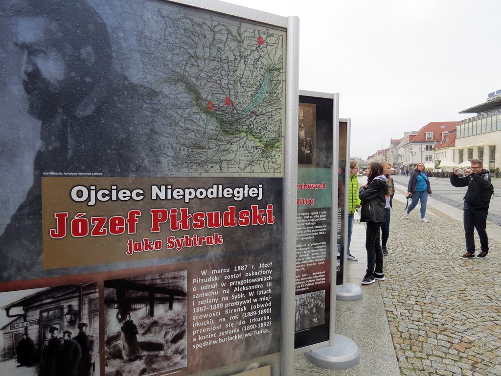 W centrum Białegostoku można oglądać wystawę z okazji Marszu Pamięci Zesłańców Sybiru