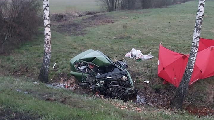 Śmiertelny wypadek na trasie Białystok - Augustów