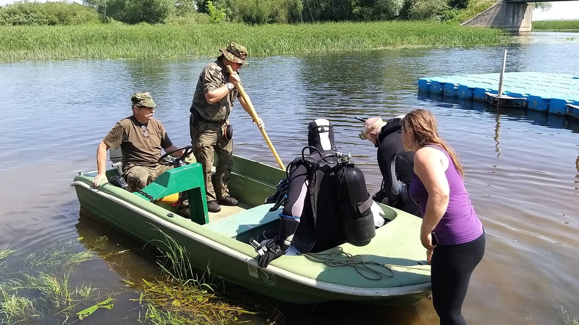 Wielkie sprzątanie Biebrzy i plaży miejskiej w Goniądzu