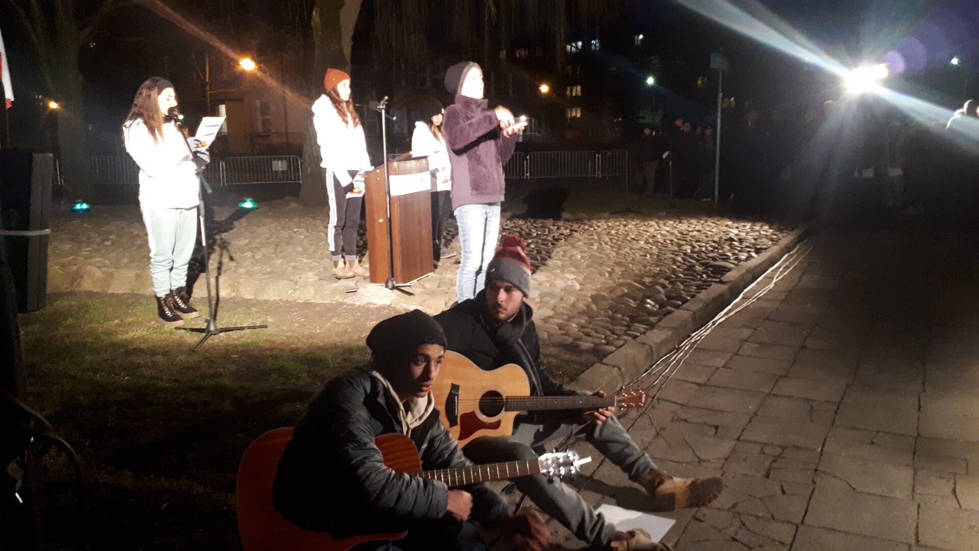 Młodzi Izraelczycy oddali w Białymstoku hołd żydowskim powstańcom