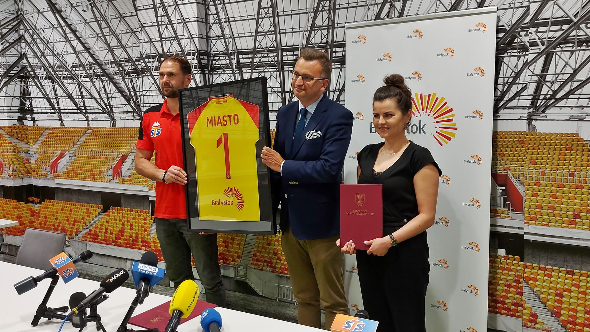 Jagiellonia Białystok otrzyma od miasta milion złotych za promocję
