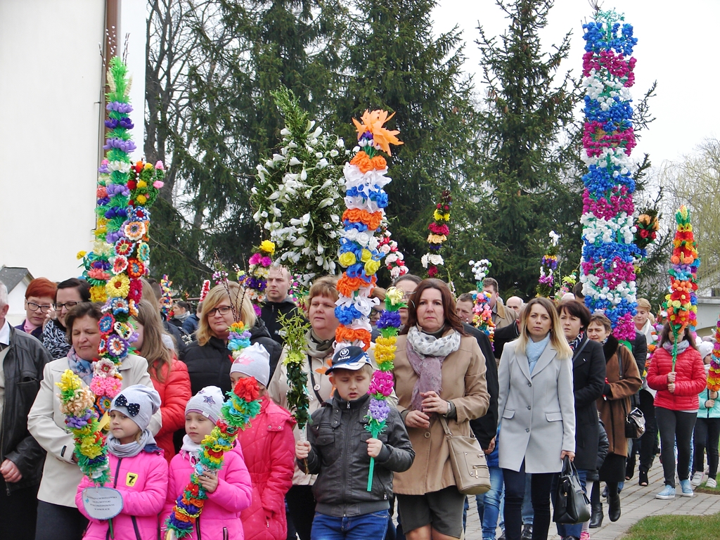 Ponad pół tysiąca palm na procesji w Ciechanowcu