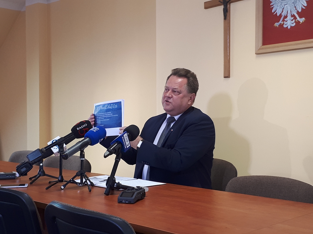 Jarosław Zieliński mówił w Suwałkach o programie rolnym "Plan dla wsi"