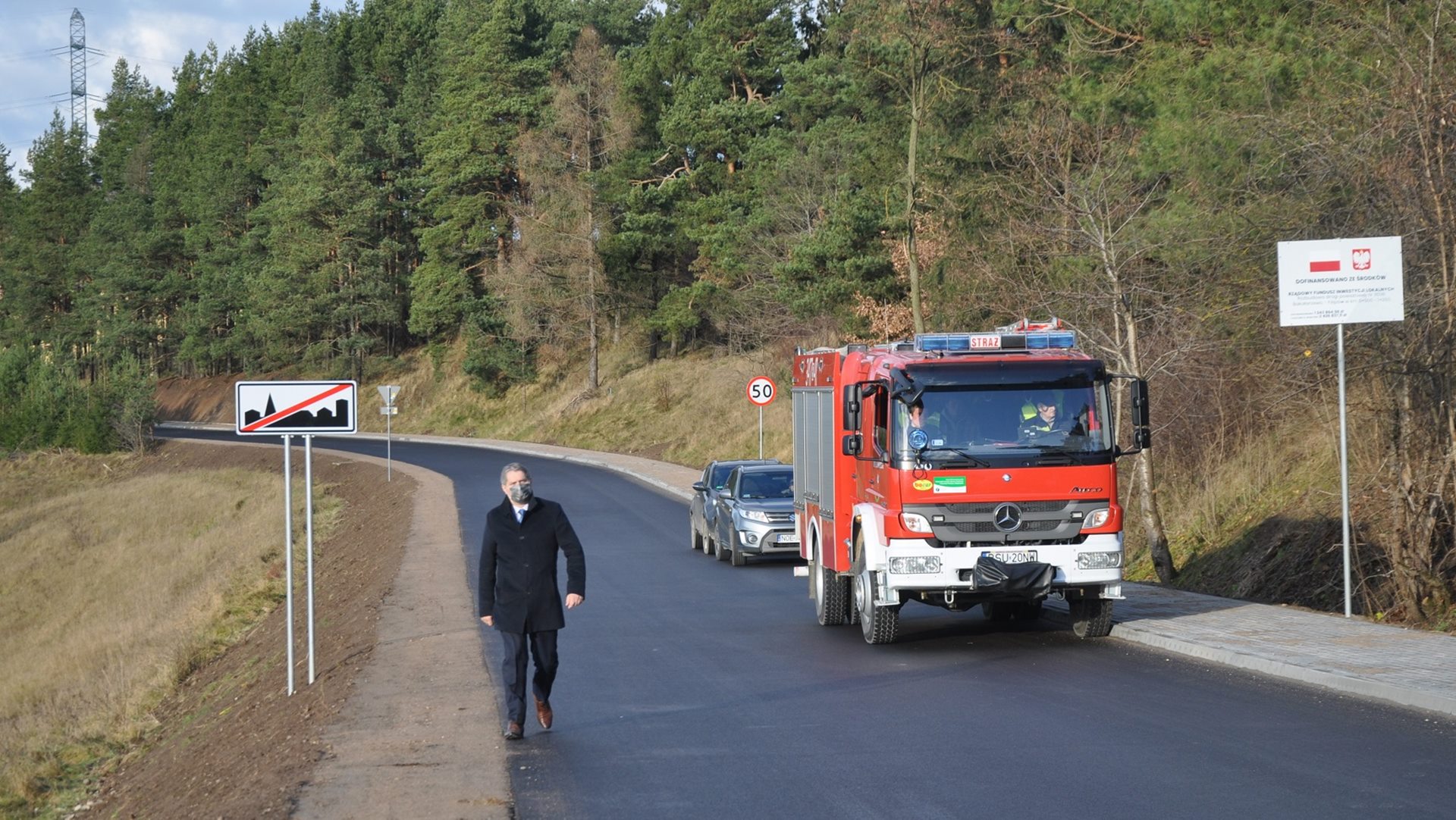 Oficjalnie otwarto drogę z Bakałarzewa do wsi Matłak