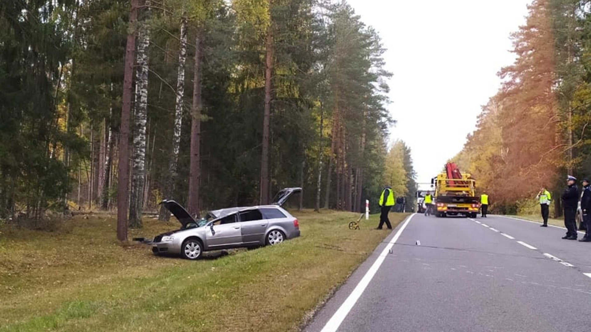 Wypadek na DK nr 65 - zginęła jedna osoba