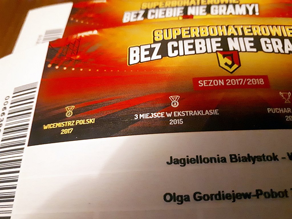 Bilety na ostatni ligowy mecz Jagiellonii Białystok wyprzedane