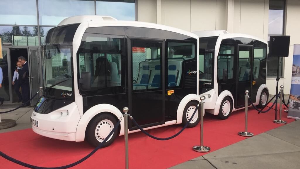 W Białymstoku testowany jest elektryczny mikrobus firmy Lohr Industrie