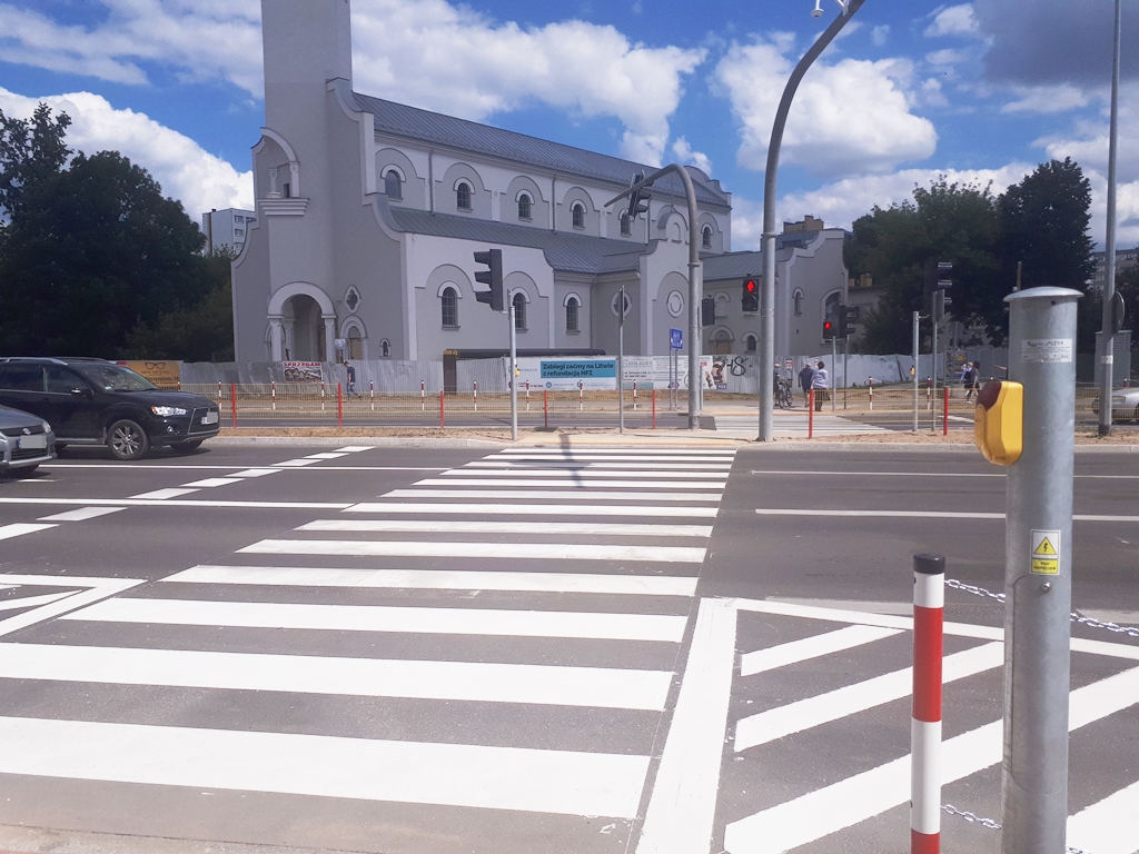 Przejście dla pieszych w pobliżu przychodni przy ul. Bema znów czynne