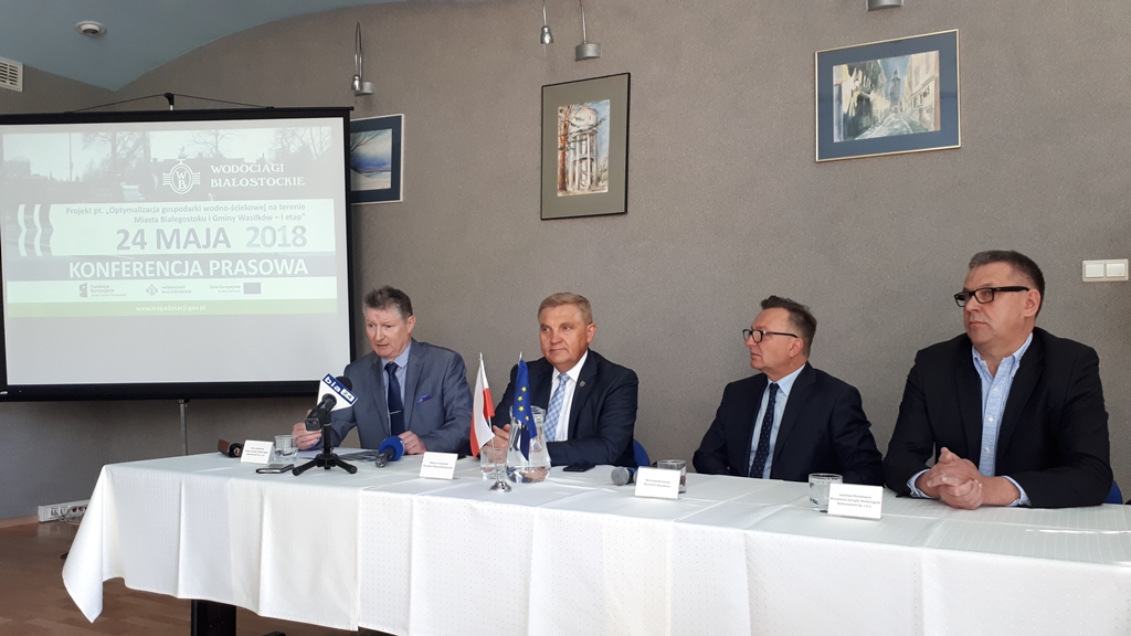 Wodociągi Białostockie prowadzą inwestycje warte 134,3 mln zł