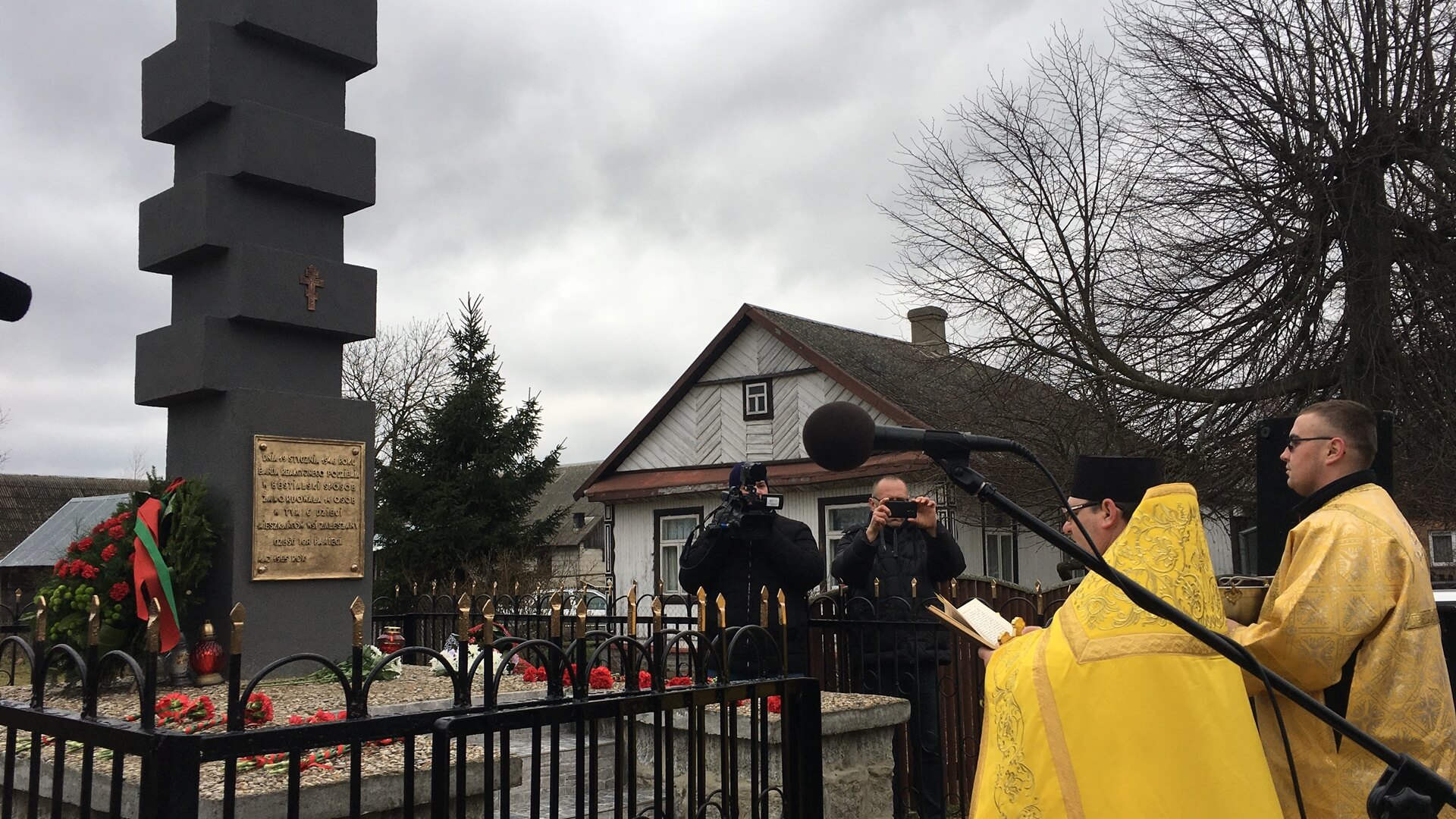 Uroczystość w Zaleszanach upamiętniająca tragiczne wydarzenia z 1946 r.