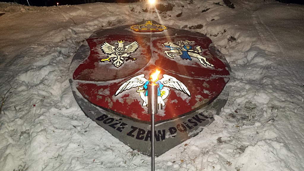 155. rocznica wybuchu Powstania Styczniowego - obchody na wzgórzu zwanym "Szubienicą"