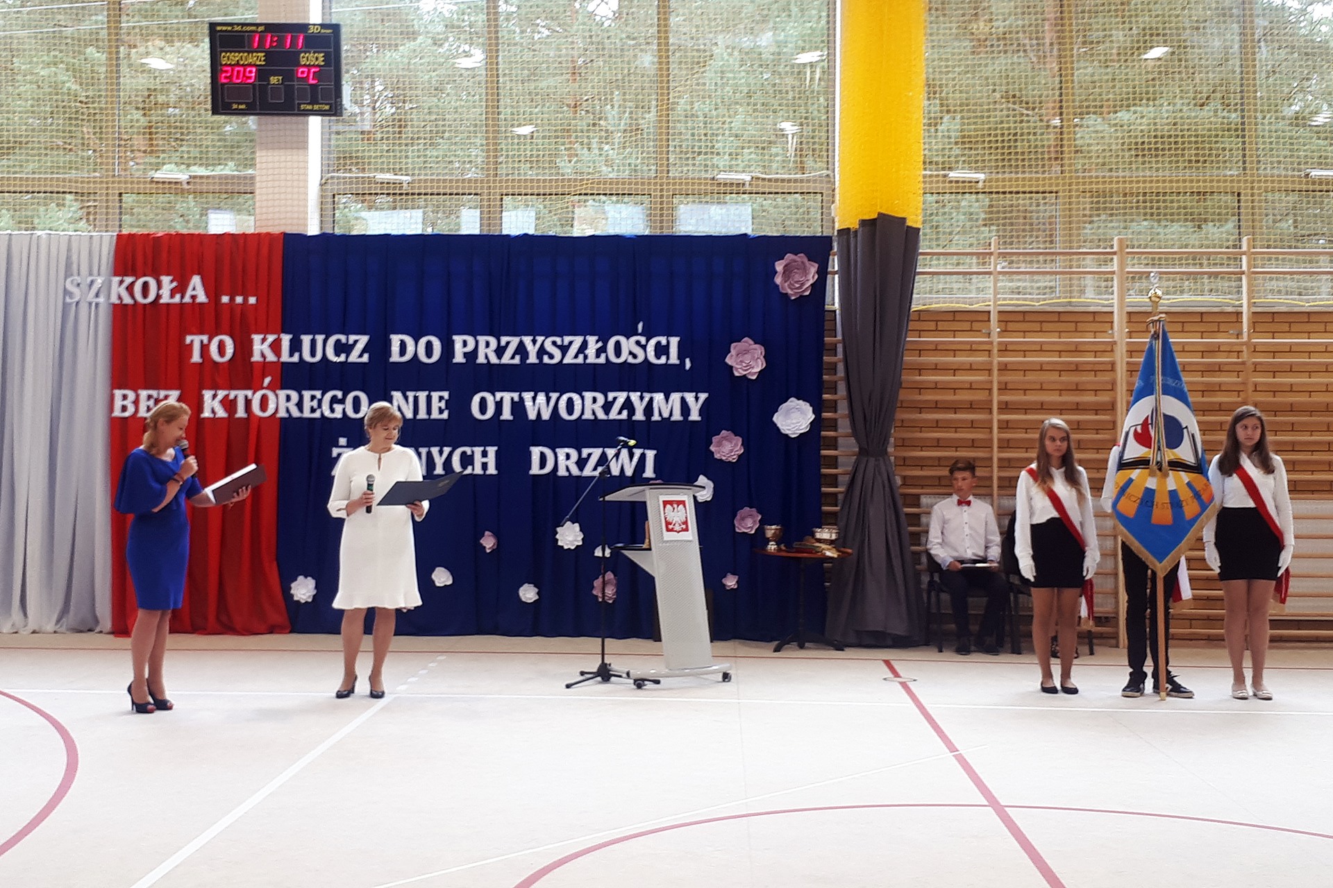 Dzieci z Ogrodniczek mogą ćwiczyć na nowej sali sportowej