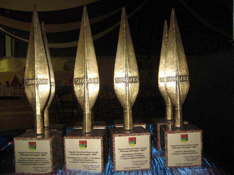 Prezydent Suwałk nagrodził "Włóczniami Jaćwingów"