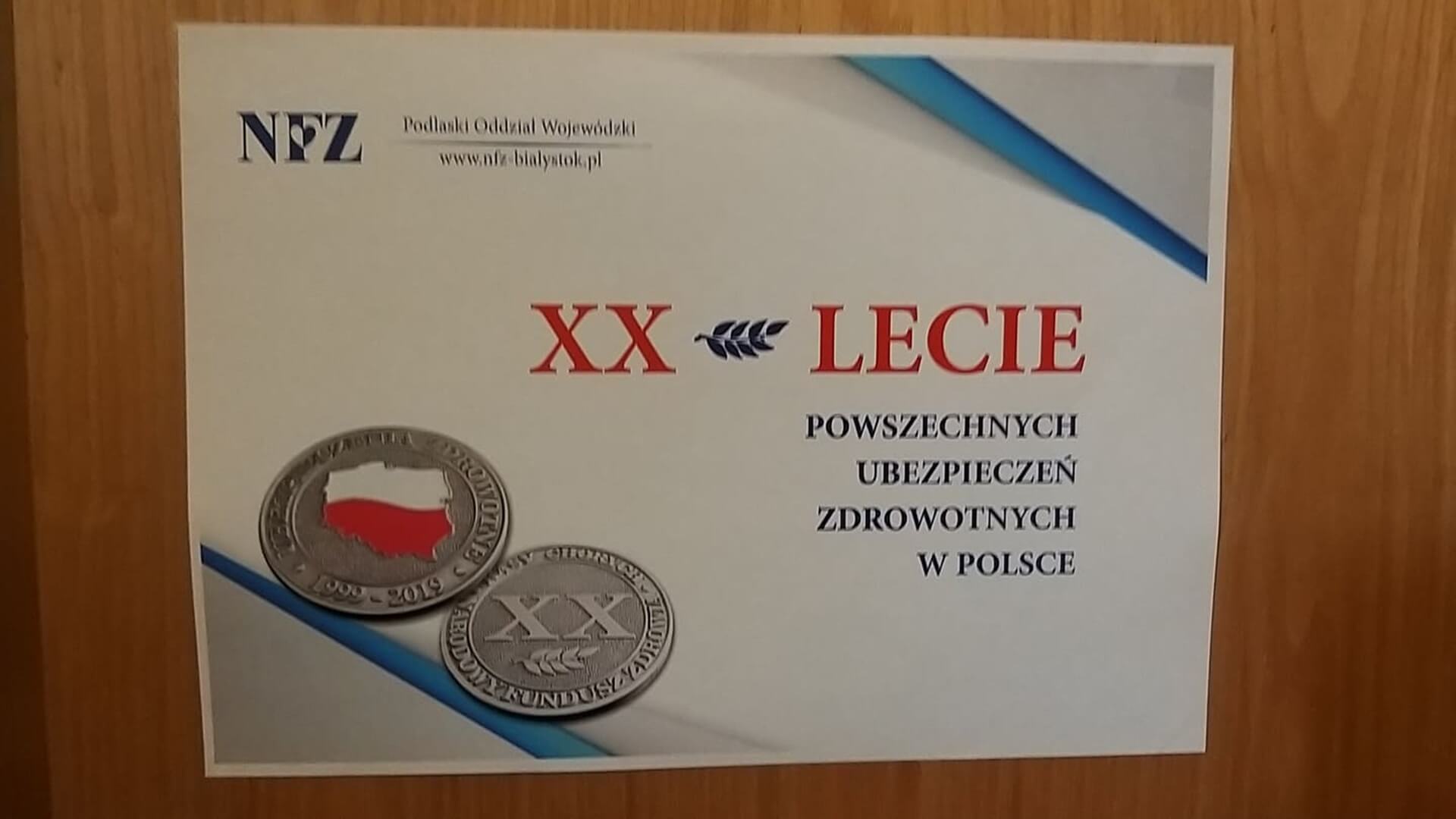 Powszechne Ubezpieczenia Zdrowotne w Polsce mają już 20 lat