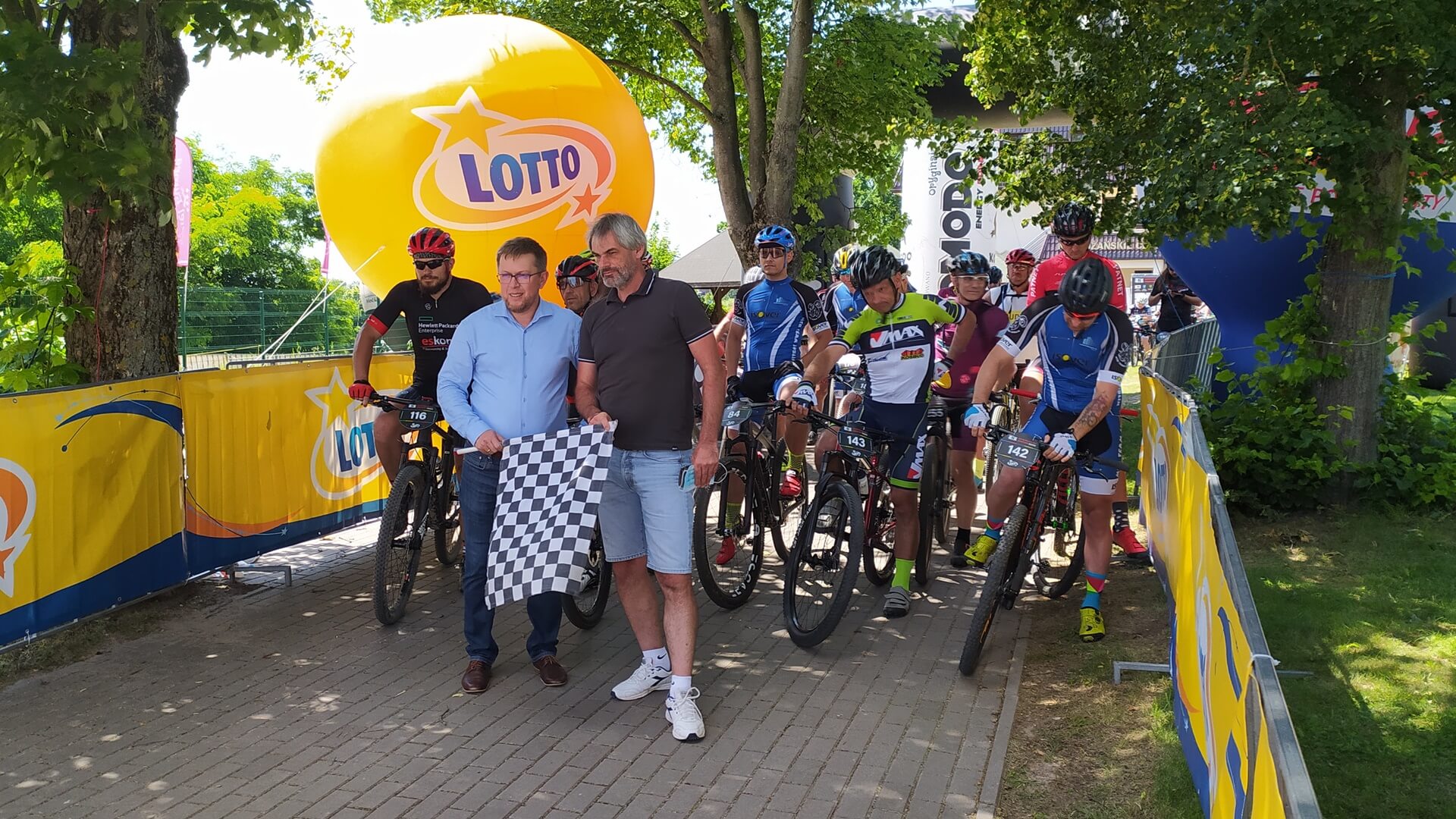 Poland Bike Marathon w Grannem w gminie Perlejewo - wystąpiło kilkuset kolarzy