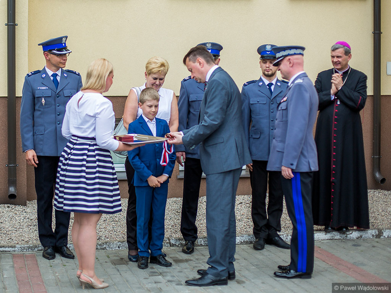 10-letni Bartek ze wsi Borki Paduchy uhonorowany medalem "Mały bohater"