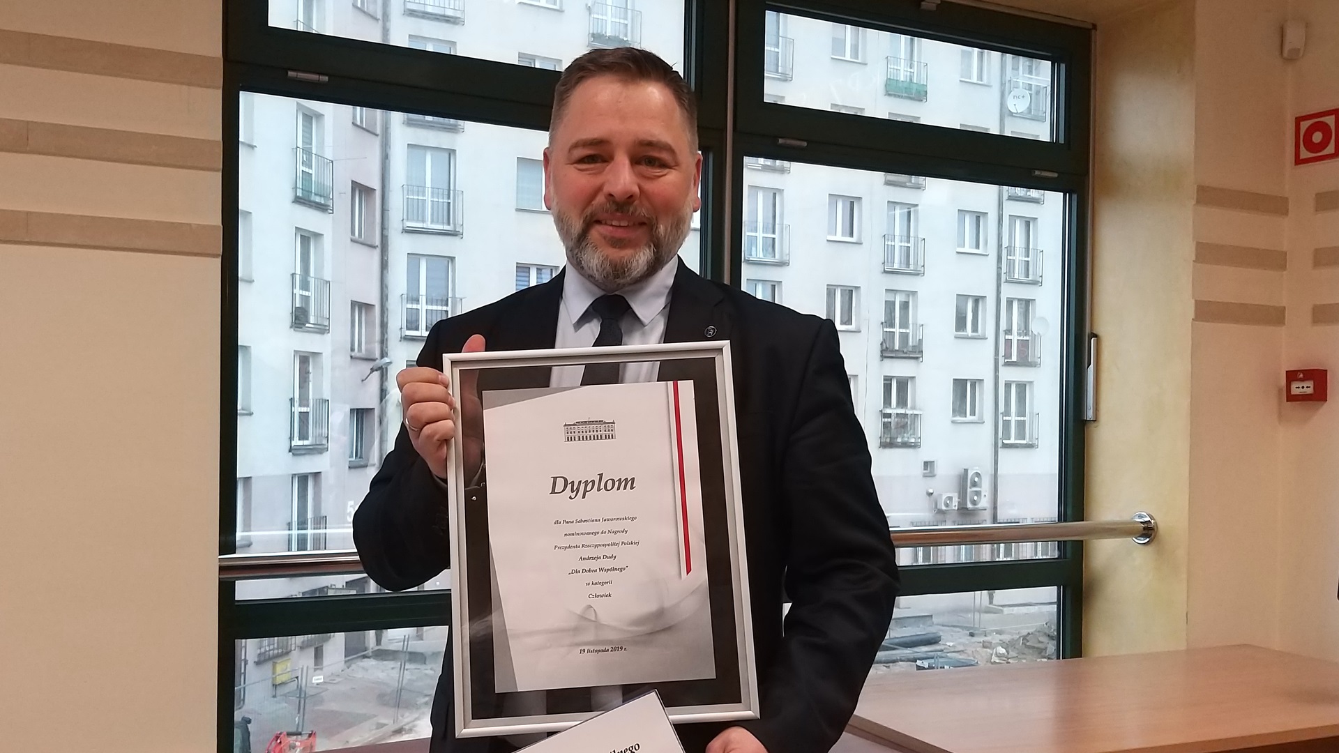 Łomżanin Sebastian Jaworowski wyróżniony przez prezydenta RP