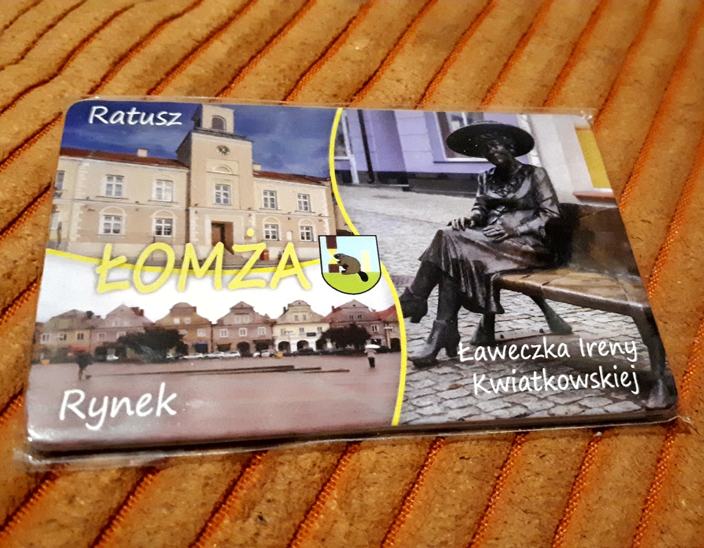 Łomżyńskie pamiątkowe magnesy z błędami
