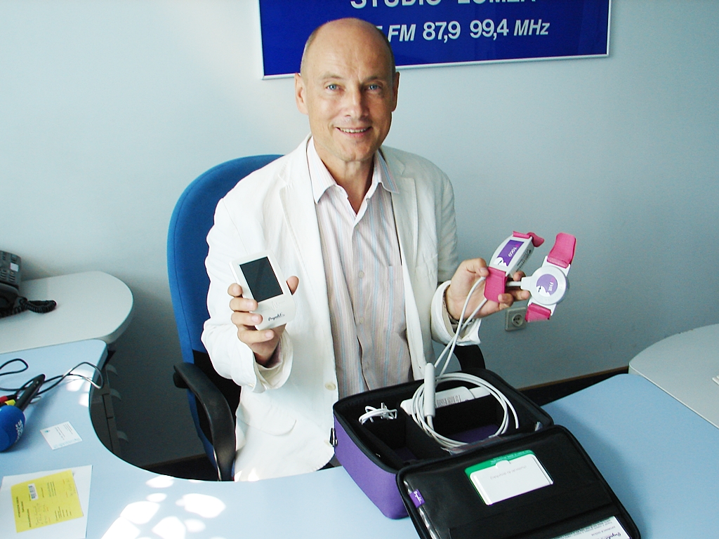 Łomżyński ginekolog testuje pierwsze w Podlaskiem mobilne urządzenie KTG