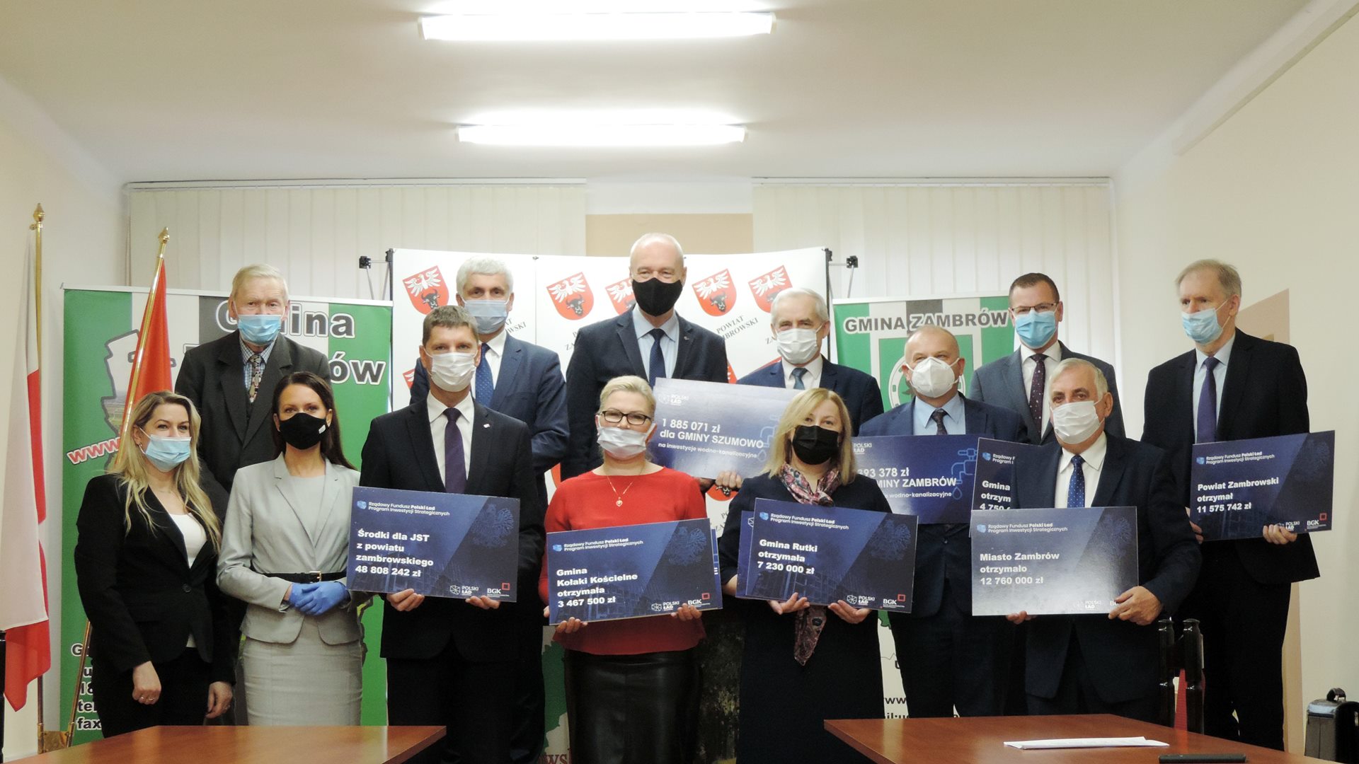 Ponad 48 mln zł z Polskiego Ładu trafi do samorządów z powiatu zambrowskiego