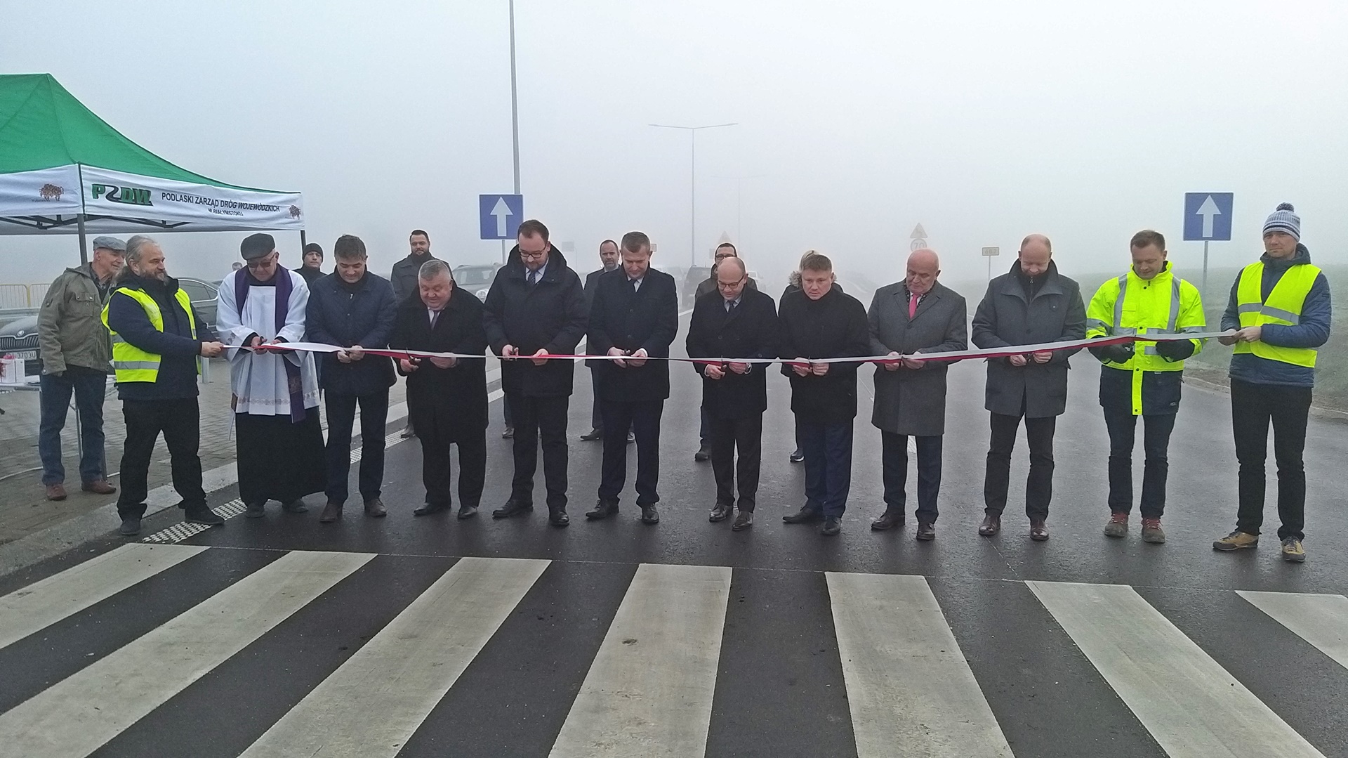 Przejezdny jest już 16-kilometrowy odcinek drogi wojewódzkiej między Markowszczyzną a Łapami