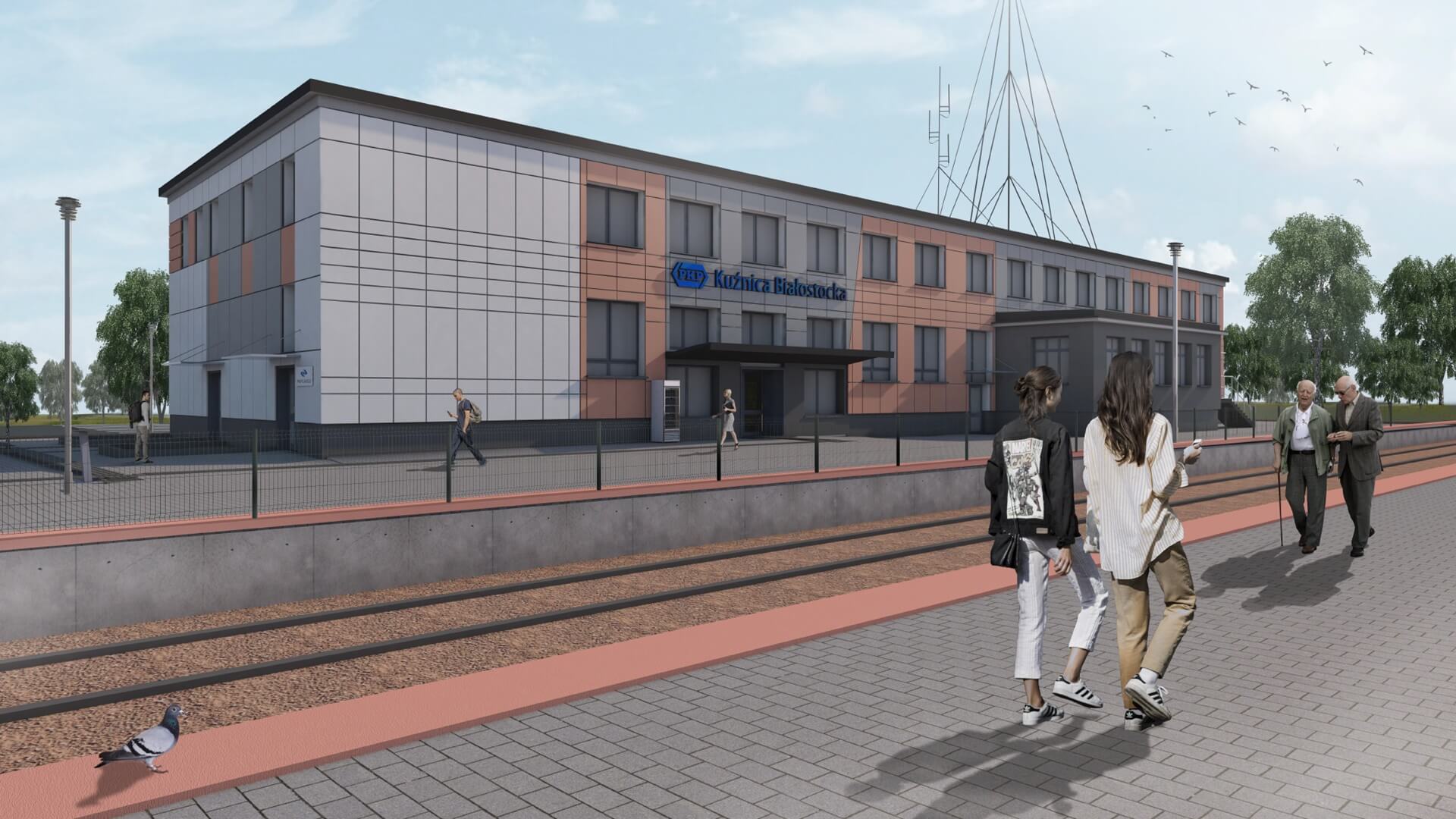 PKP SA podpisały umowę na przebudowę dworca w Kuźnicy