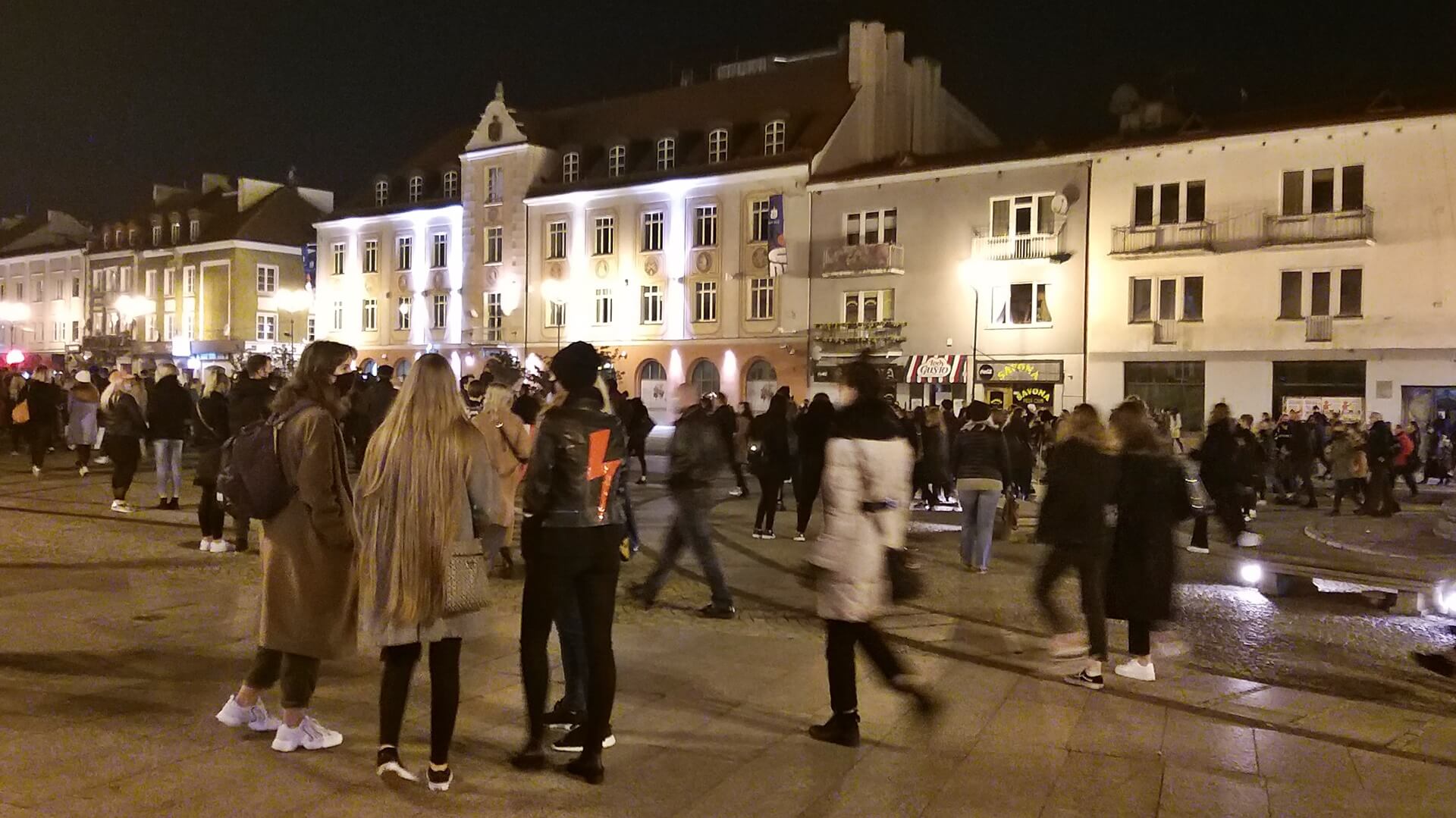 Kolejny dzień protestów kobiet w Białymstoku i innych miastach w Podlaskiem