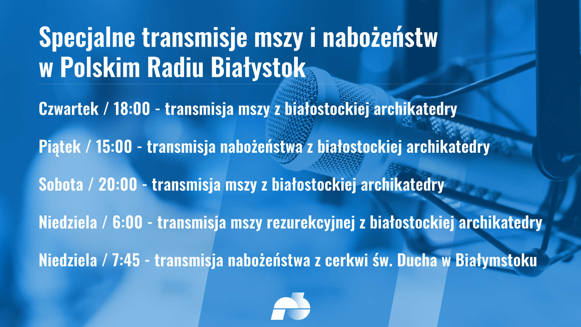 Transmisje religijnych uroczystości w Radiu Białystok