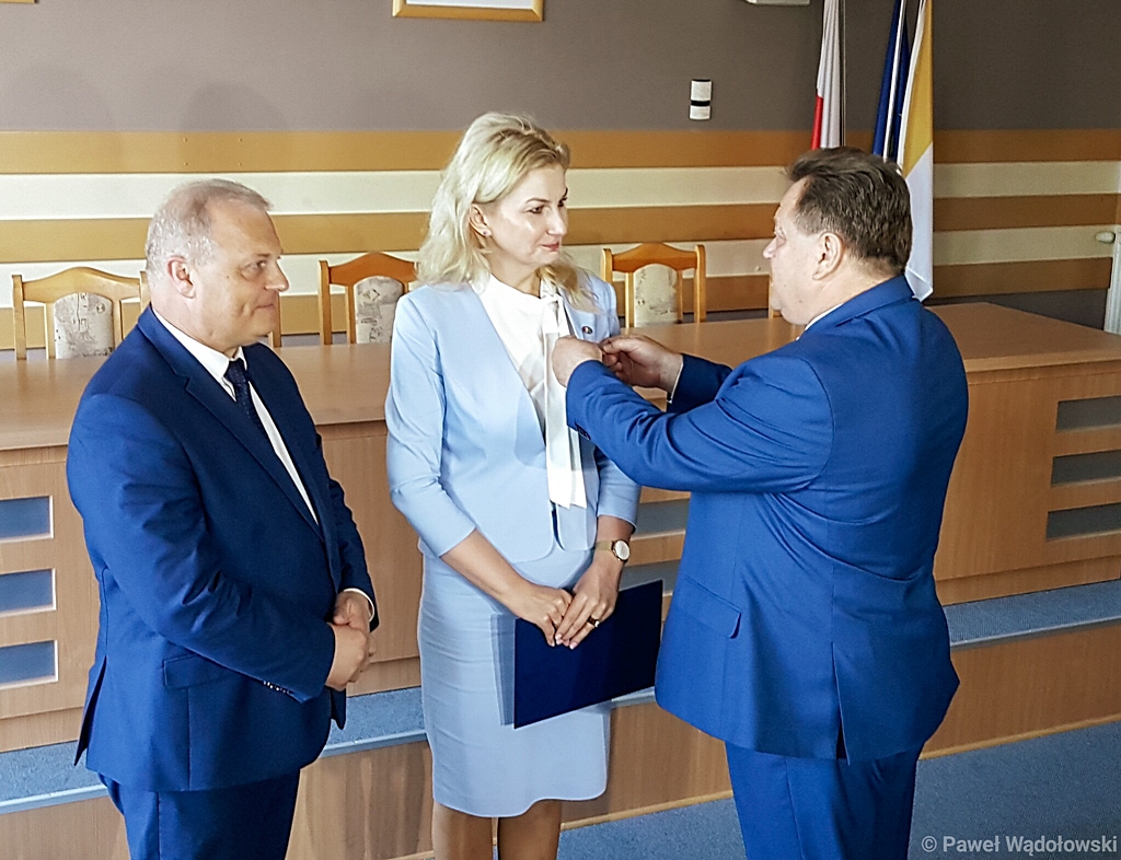 Była wiceprezydent Łomży Agnieszka Muzyk otrzymała odznakę "Primus in Agendo"
