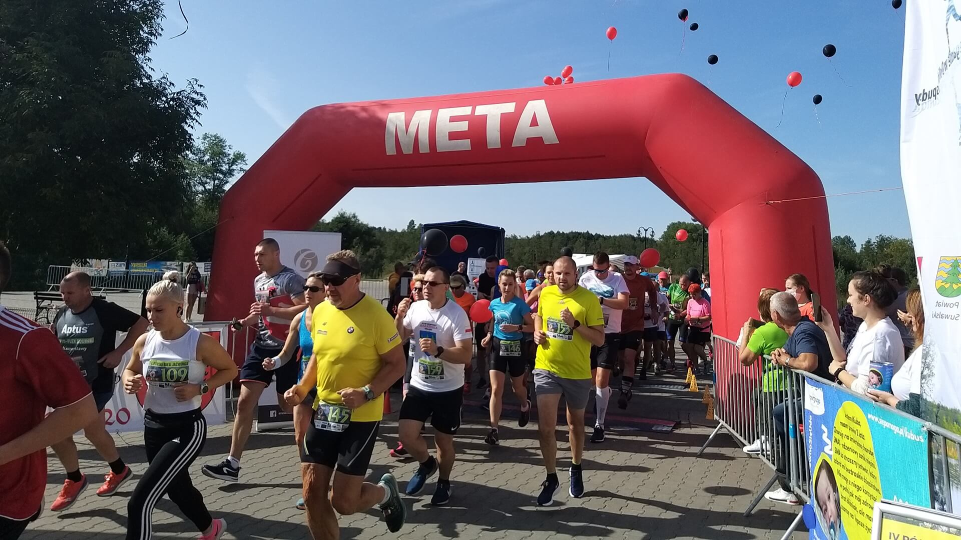 110 uczestników w niedzielnym IV Półmaratonie Doliną Rospudy i Filipowskim Biegu Jaćwinga