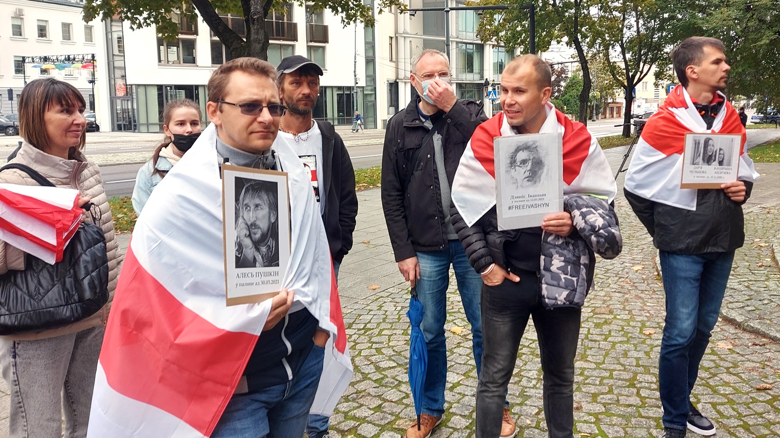 Mija pół roku od aresztowania na Białorusi polskich działaczy - akcja solidarności w Białymstoku