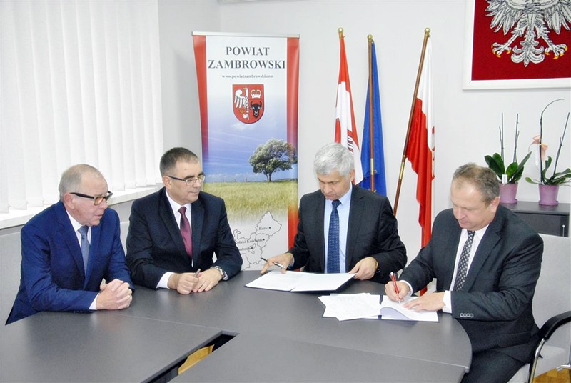 Zambrów:  Remont powiatowych dróg z dofinansowaniem