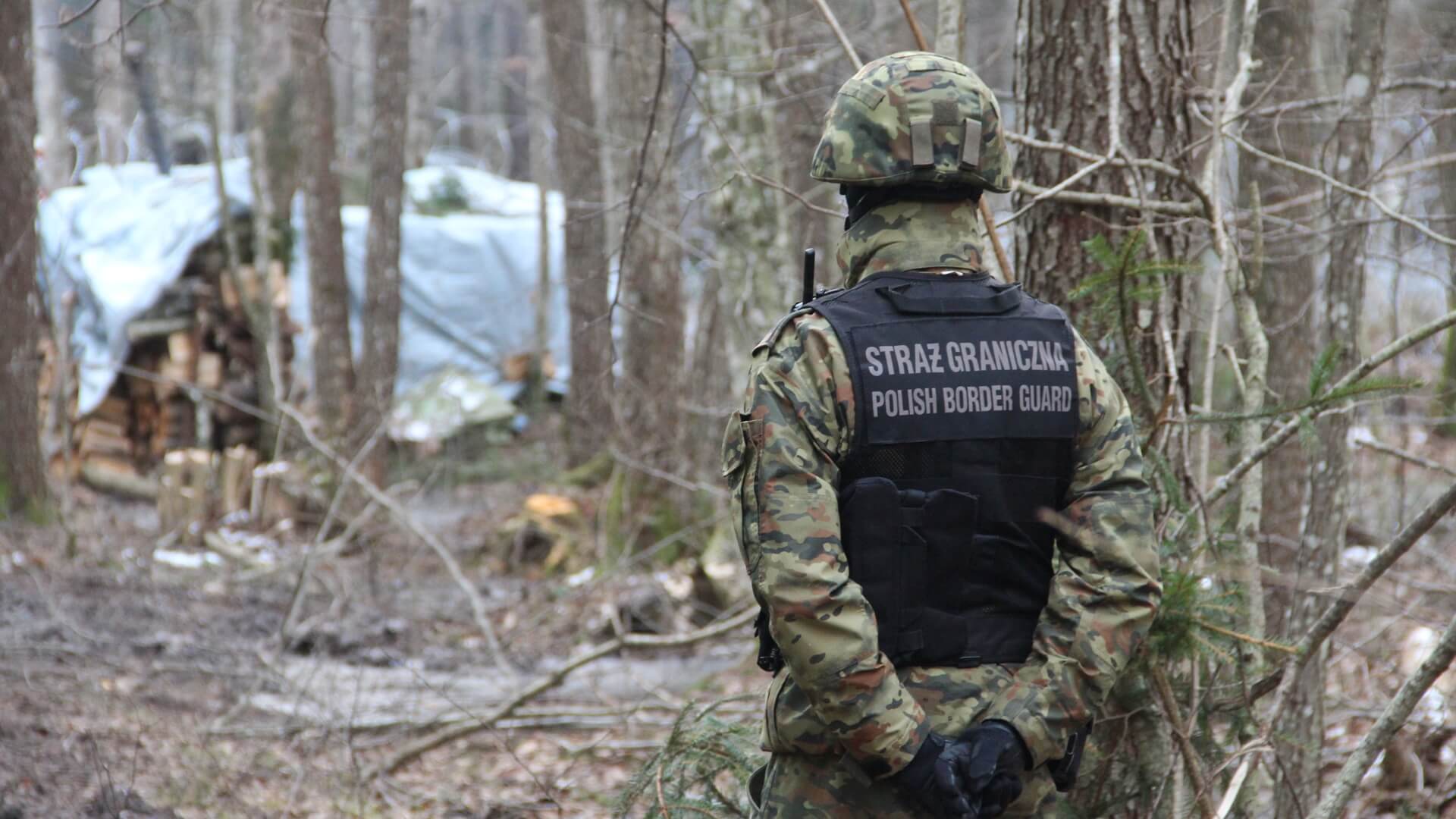 Migranci próbowali siłowo przekroczyć granicę w okolicach Czeremchy