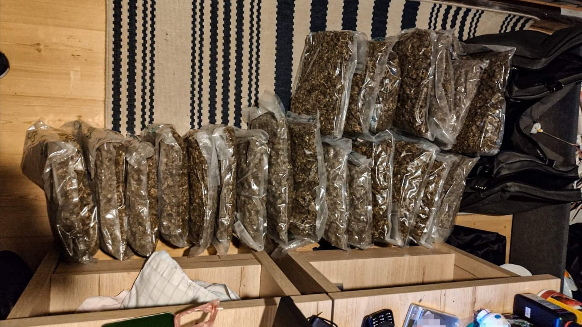 Sąd w Białymstoku aresztował mieszkańca miasta, u którego znaleziono ponad 11 kg marihuany