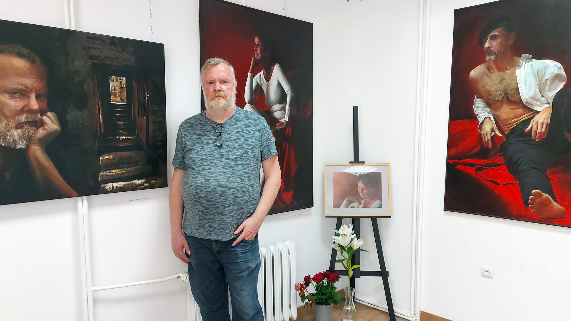 Jubileuszowa wystawa Adama Ślefarskiego w Galerii Marchand