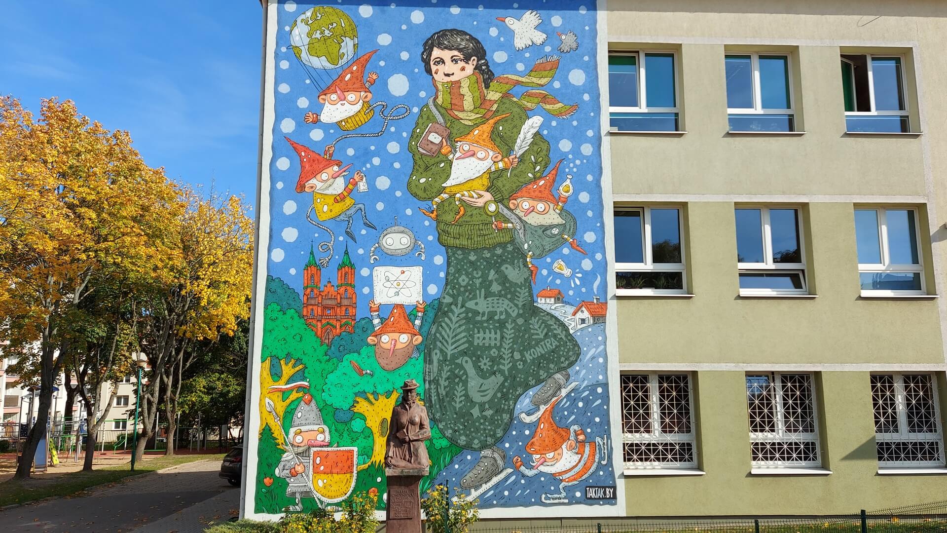 Maria Konopnicka ma w Białymstoku swój mural