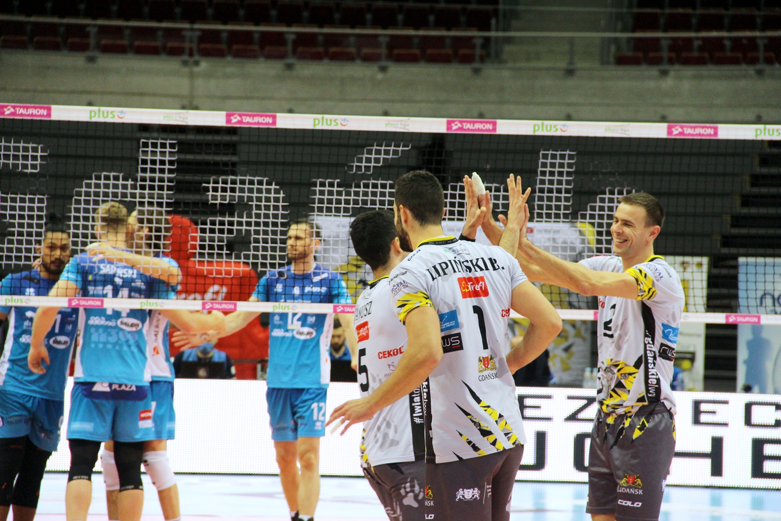 Siatkarze Ślepska Malow Suwałki przegrywają w Gdańsku z Treflem 0:3 [zdjęcia]