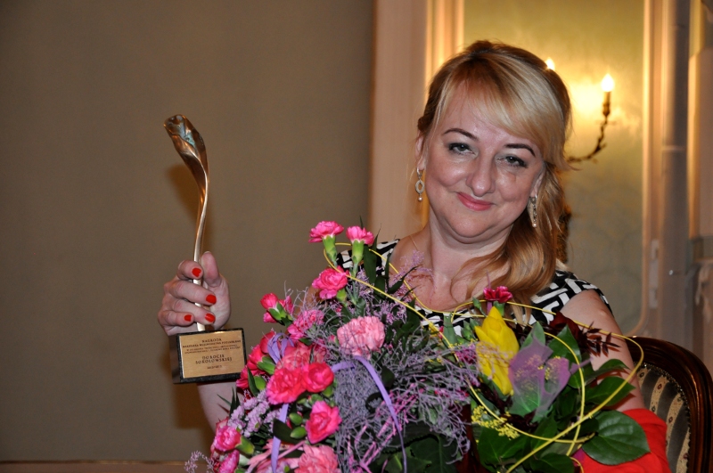 Nasza dziennikarka Dorota Sokołowska z Nagrodą Marszałka