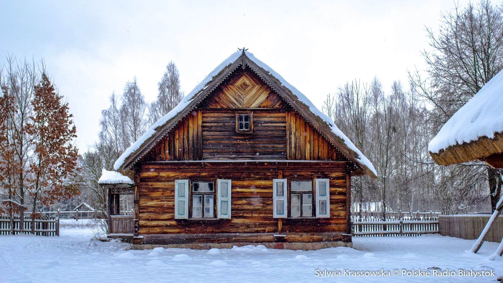 Zima w Podlaskim Muzeum Kultury Ludowej [zdjęcia]