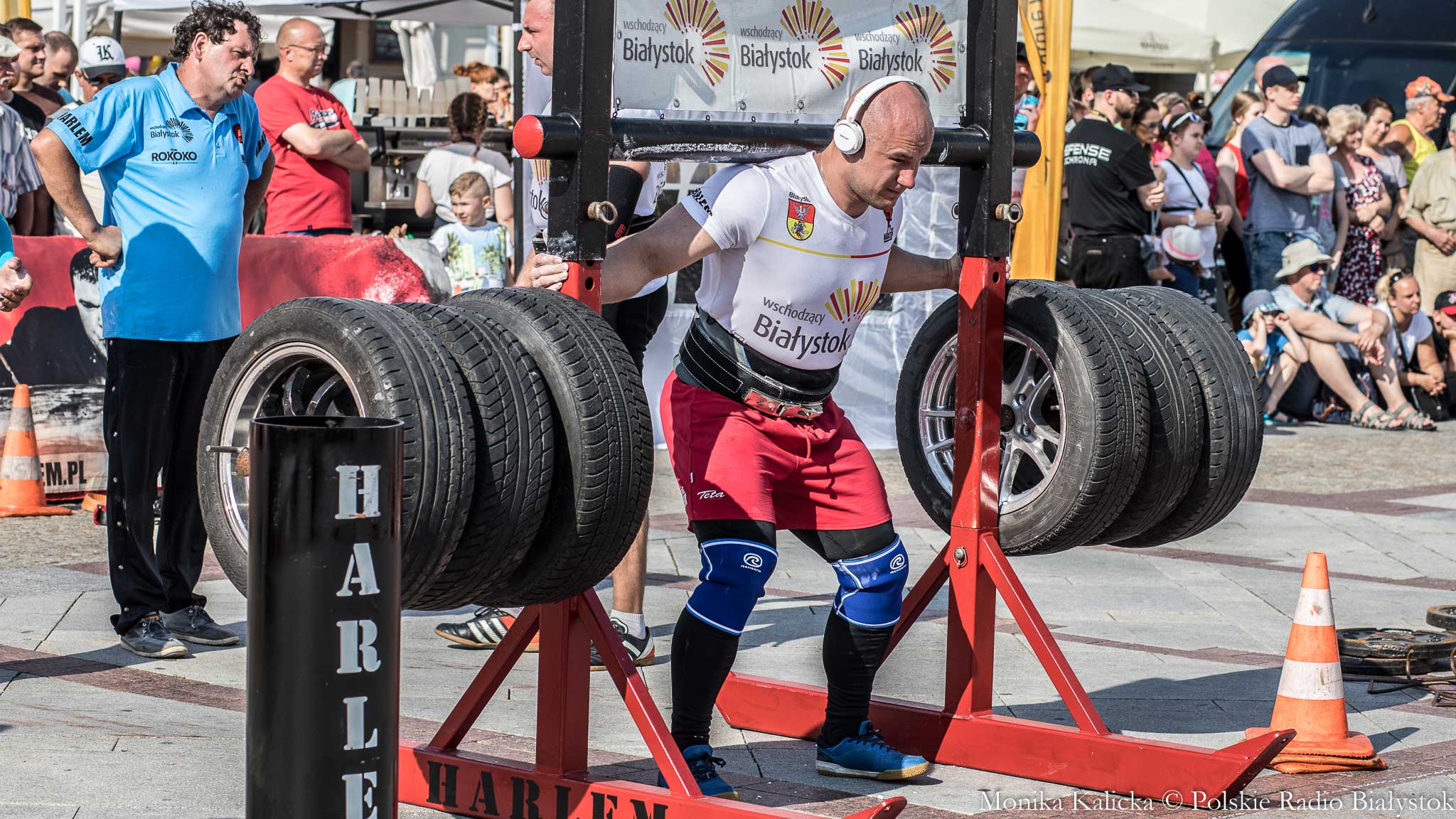 Strongmani na Rynku Kościuszki w Białymstoku [zdjęcia]