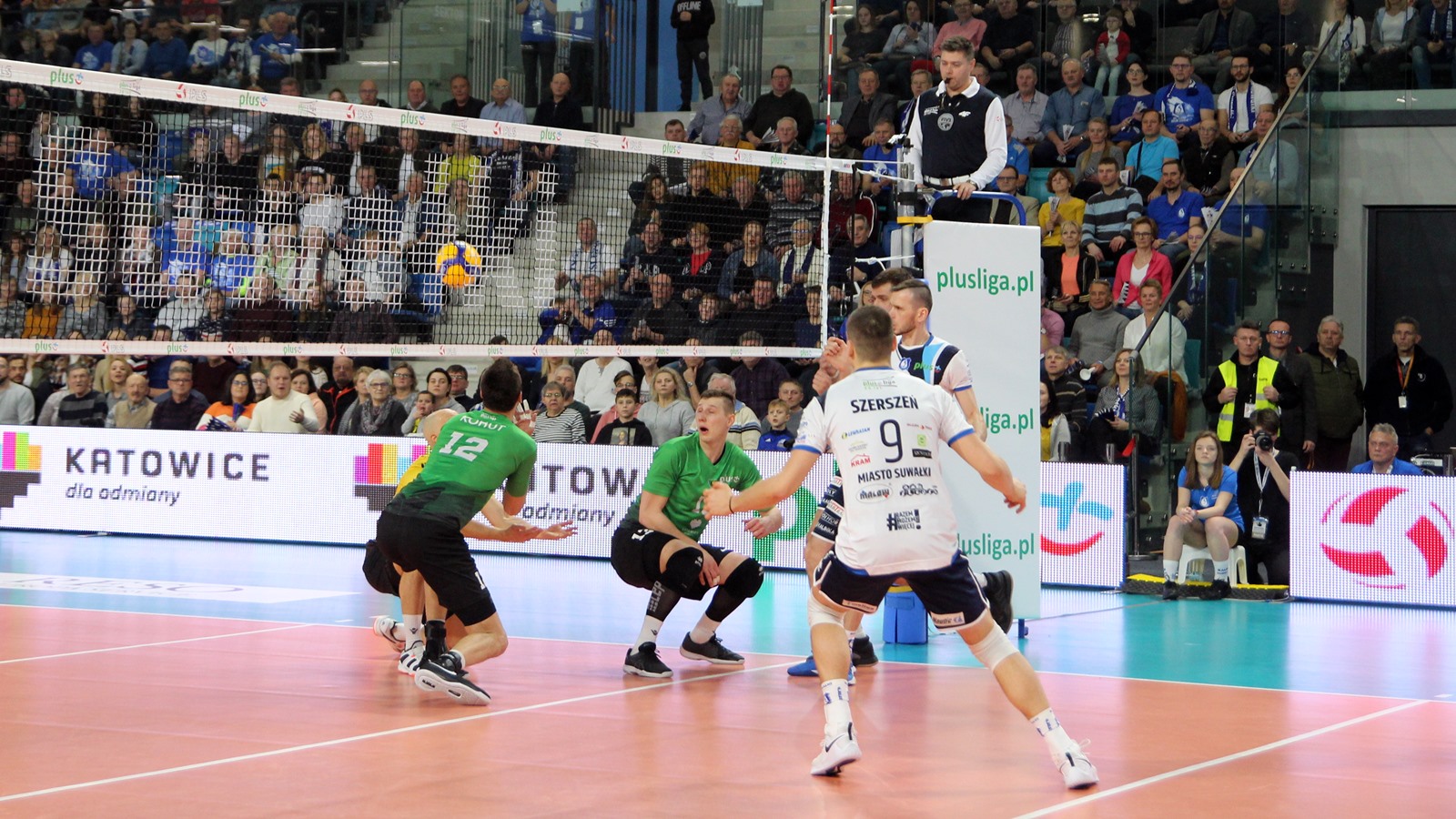 Po zaciętej walce siatkarze Ślepsk Malow Suwałki ulegają GKS-owi Katowice 2:3