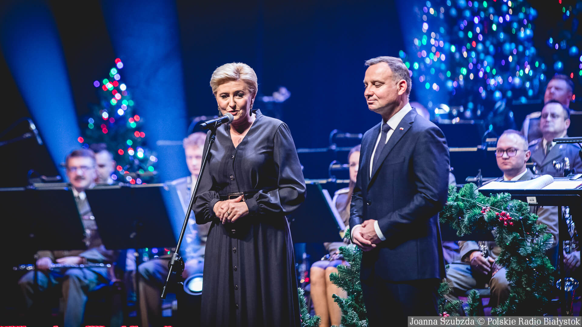 Charytatywny koncert na rzecz rodzin funkcjonariuszy SG z udziałem pary prezydenckiej [zdjęcia]