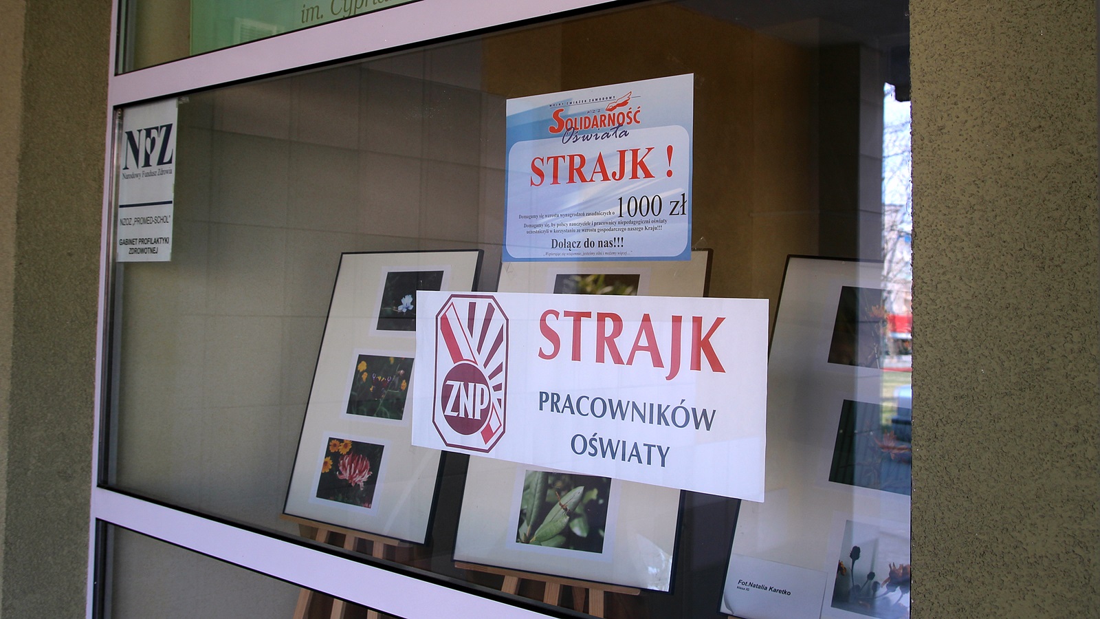 Strajk nauczycieli w podlaskich szkołach [zdjęcia]