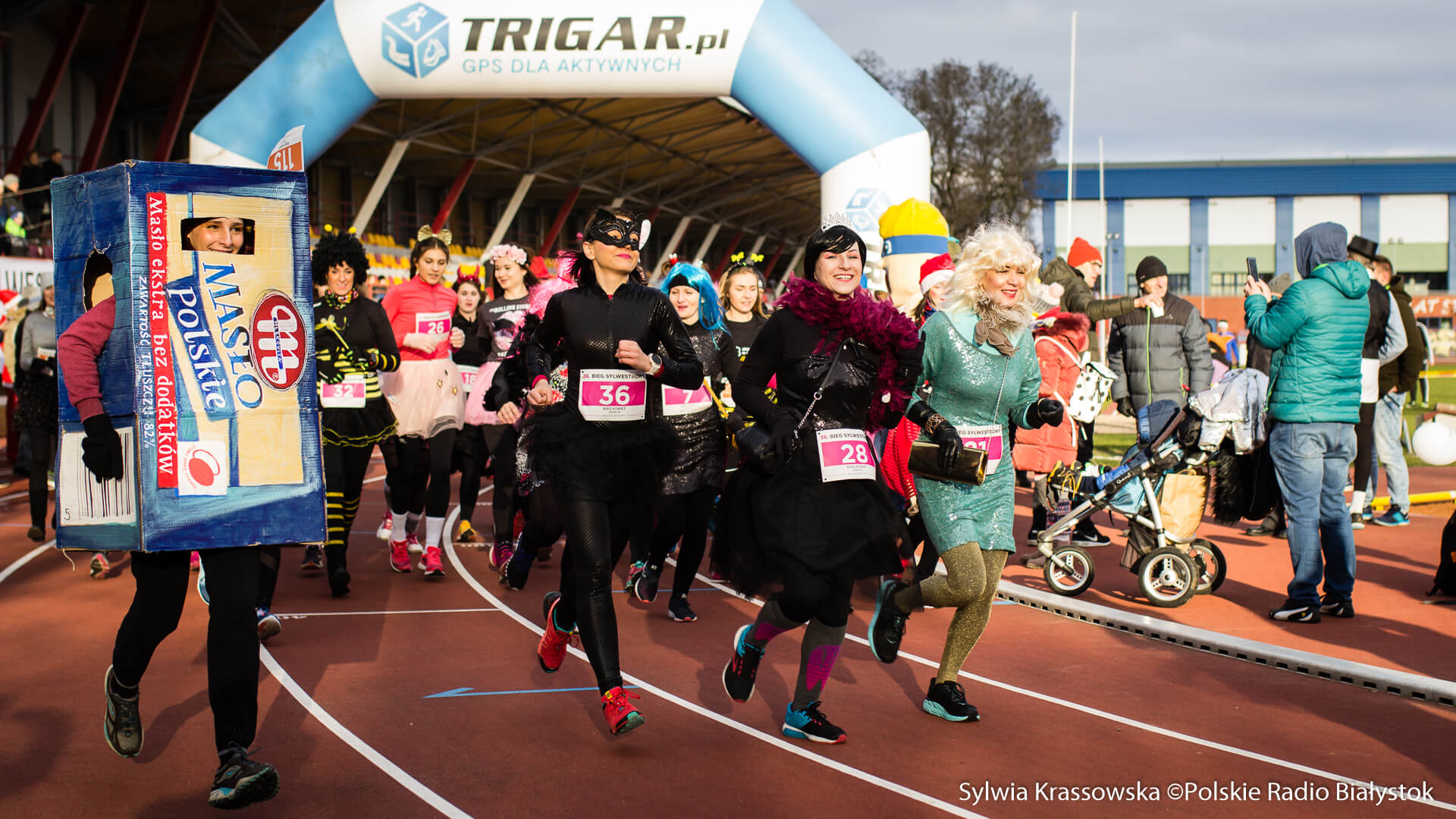 Aktywnie i w przebraniach pożegnali mijający rok - 36. Bieg Sylwestrowy w Białymstoku [zdjęcia, wideo]