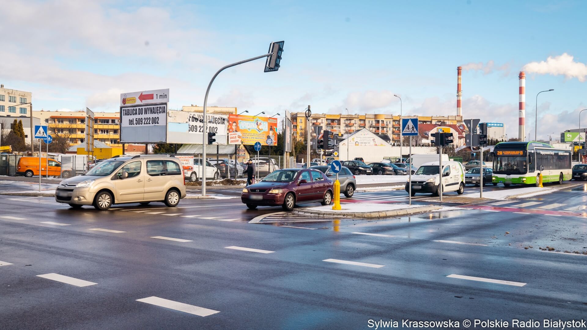 Zmiany, które mają usprawnić ruch na Alei Tysiąclecia Państwa Polskiego w Białymstoku